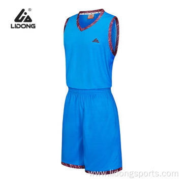 Wholesale School Basketball Uniform Set Basketball Jerseys